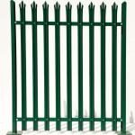 1.2m - 3.6m Palisade Fence Gate , High Security PVC Palisade Fencing