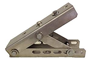Awning Roof Rack Cage Gutter Mount Brackets Galvanized Steel Construction