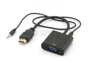 Wholesale Length Customized Special Cables Bare Copper 1080P HDMI To VGA Converter Cable With Audio from china suppliers