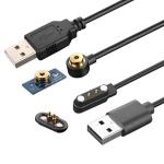 Pogo Pin Connector DC Power Adapter Magnetic Charging Cable Male Female