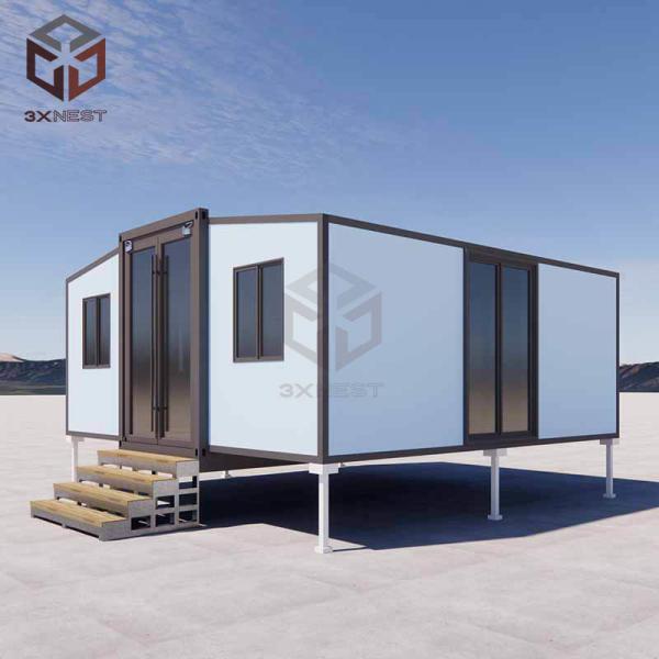 Quality ODM EPS Panel Foldable 20ft Container House With 2 Bedroom for sale