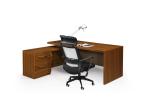 MDF Painting Modern Wood Desk , Office Desk Furniture Environmental Friendly