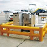 Building Post Safety Barrier Polygon Anti-Collision Guardrails Warehouse Safety