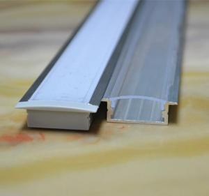 China ESICOLED 1M-2M Woodgrain Led Aluminium Profile For Kitchen Cabinet on sale