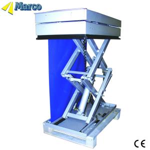 Wholesale CE Approved Marco High Scissor Lift Table with Curtain from china suppliers