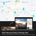 Wifi 4K 10.88 Inch AHD 1080P Dual Camera Car DVR Rearview Mirror