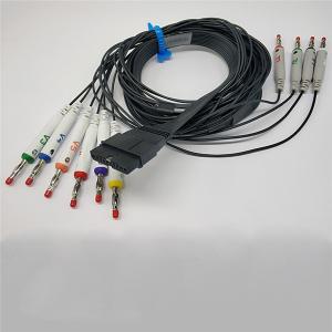 Wholesale 4mm Minigrabber Test Clip To Banana Plug , Medical EKG Leads For Schiller from china suppliers