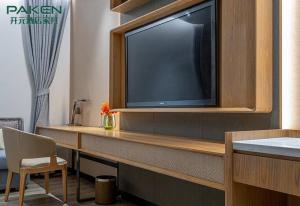 Wholesale Luxury Hotel Interior Bedroom Fixed Furniture Wooden Wall Panel from china suppliers