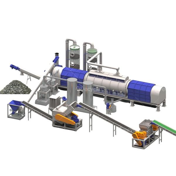 Carbonization Paint Removing Furnace UBC Aluminum Cans Continuous Decoating
