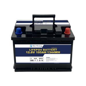 Wholesale Deep Cycle Rechargeable 12v 105ah Lithium Battery For Solar Power System Energy Storage from china suppliers