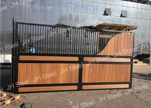 China Luxury Movabale Prefab Portable Horse Stable Stall Front Panel Door on sale