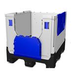 1200*1000 euro manufacturers of plastic pallet box bins germany bulk storage