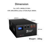 New Lifepo4 Case 48V Diy Kit With 16S 200A Bms For 280Ah Battery Case