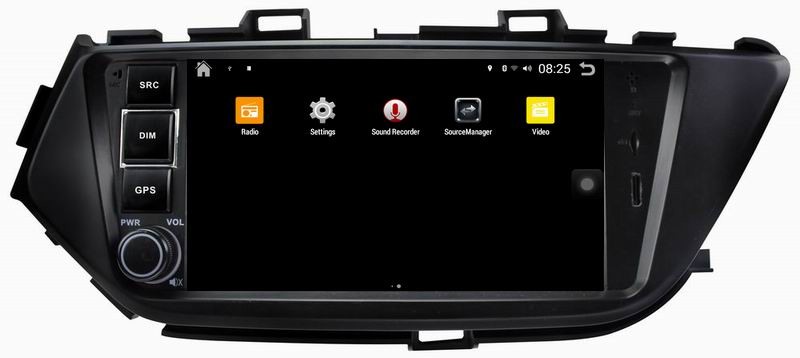 Ouchuangbo Android 4.4 car stereo DVD for Nissan Lannia 2015 with Bluetooth 3G wifi capacitance multiple touch screen