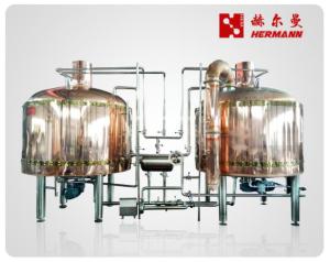 Wholesale 300L Copper / SS Commercial Beer Brewing Equipment With Beautiful Mash System from china suppliers