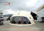 Garden Steel 11m Geodesic Dome Tent With White PVC Loof Cover