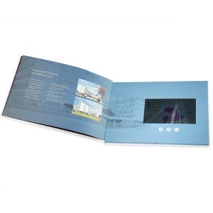 Wholesale UV Paper Printing LCD Video Brochure , 210 X 210mm LCD Video Greeting Card from china suppliers