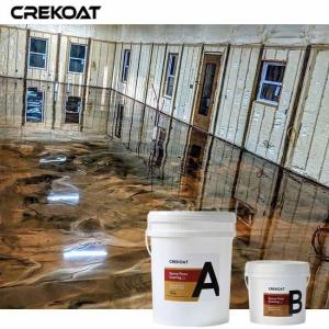 Wholesale Heat Resistant Properties Metallic Epoxy Floor Coating Anti-Microbial Surface from china suppliers