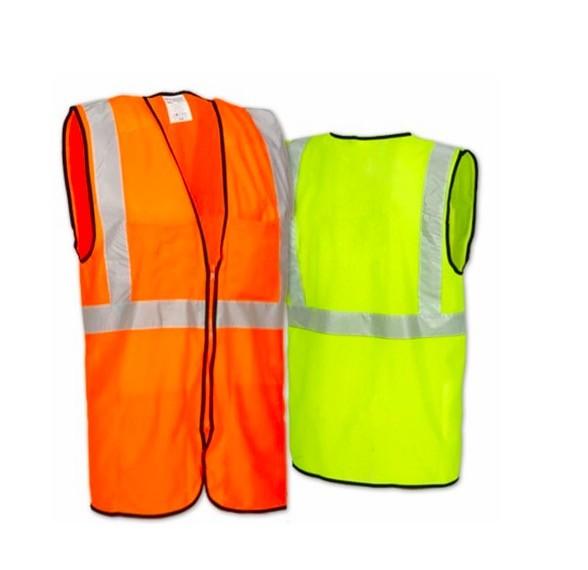 Quality PVC Waterproof Fabric Reflective Safety Jacket With Pockets For Adult Uniform for sale