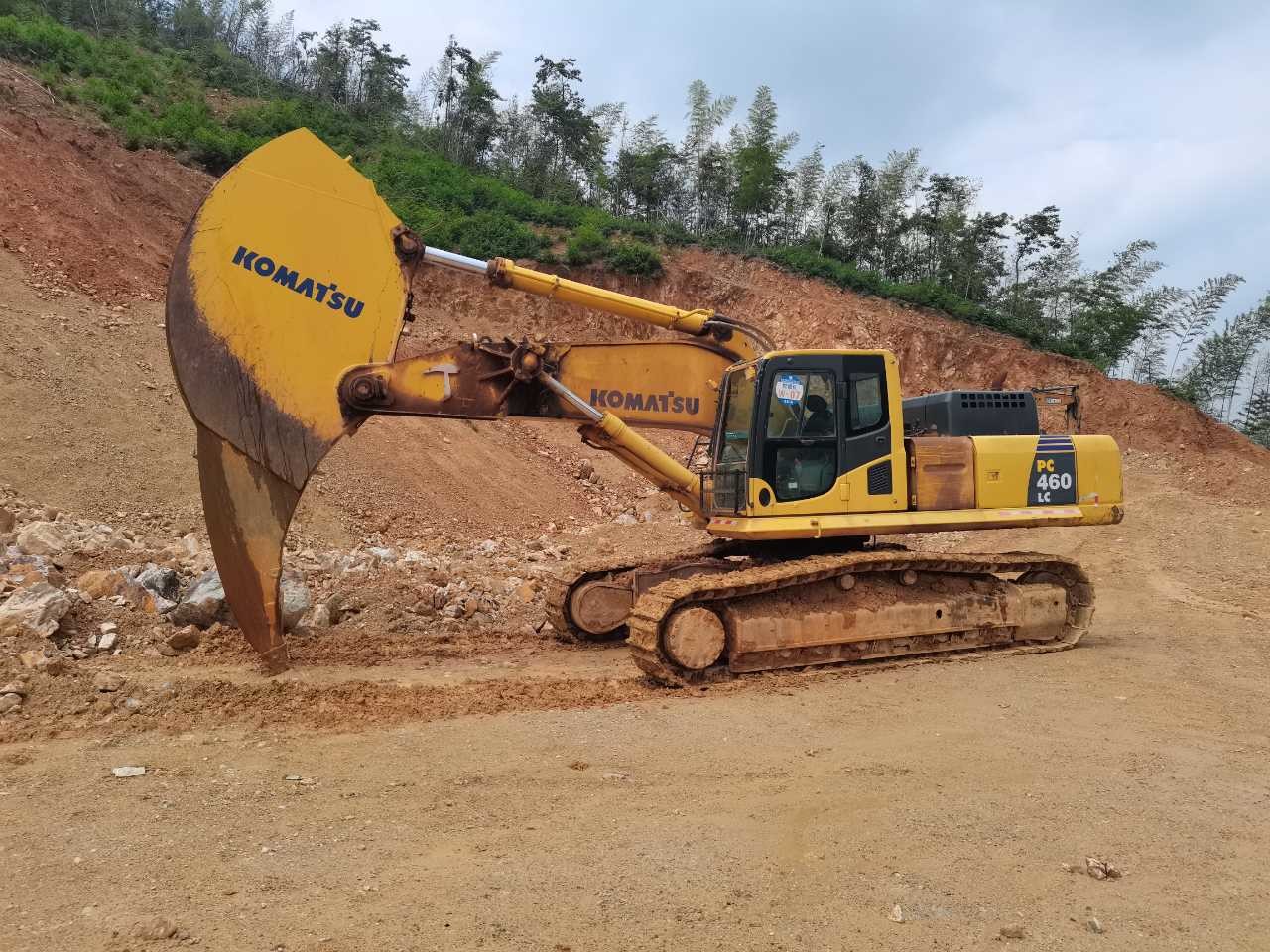 High Quality Komatsu PC460LC-8 Hydraulic Crawler Excavator 46 Ton PC 460 Track Diggers Japan Used Excavator