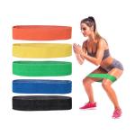 Rubber Silk Nylon Fabric Hip Circle Band , Resistance Hips Slimming Belt