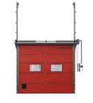 Industrial Automatic Lifting White Noise Reducing Overhead Sectional Door With