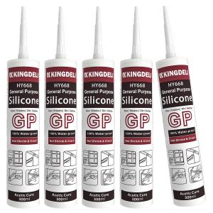 Wholesale Oem 280Ml Acetic Silicone Sealant Transparent Adhesive Sealant from china suppliers