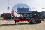 Precast Cement Sand 35m3 Concrete Mixing Plant Mobile Drum Mix Plant