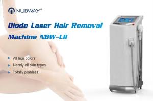 Wholesale Professional vertical best effective painless germany 600W 10 bars powerful Permanent diode laser hair removal machine from china suppliers
