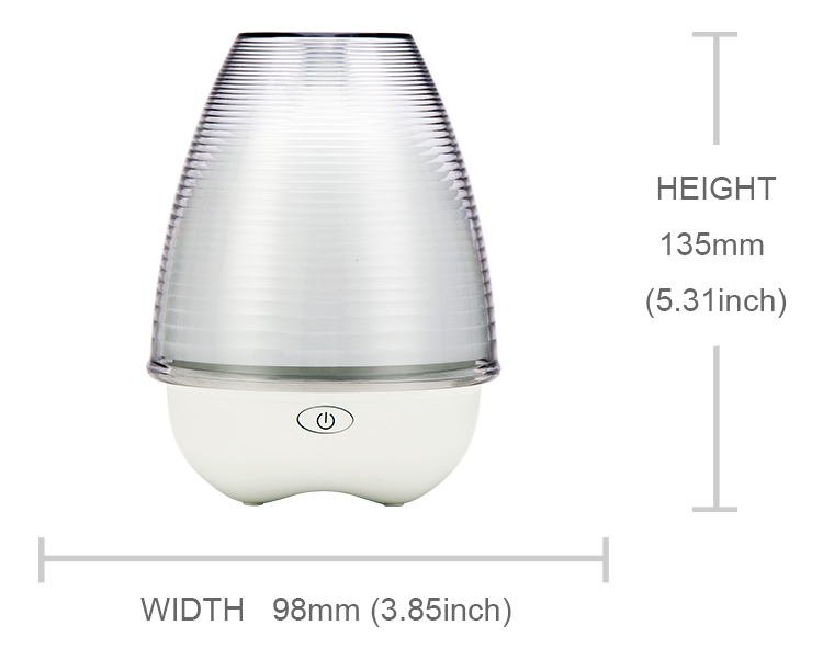 Spa Office Mini 80ml Aromatherapy Mist Diffuser With LED Light