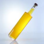 Customized Logo Sealing Type Cork Glass Bottle for Whisky Vodka Tequila Gin Rum
