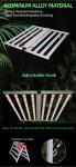 850W Foldable LED Grow Light 2 Channel Aluminum Alloy Material