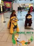 Hansel Chritstmas coin operated animal walking toys walking ride on mall
