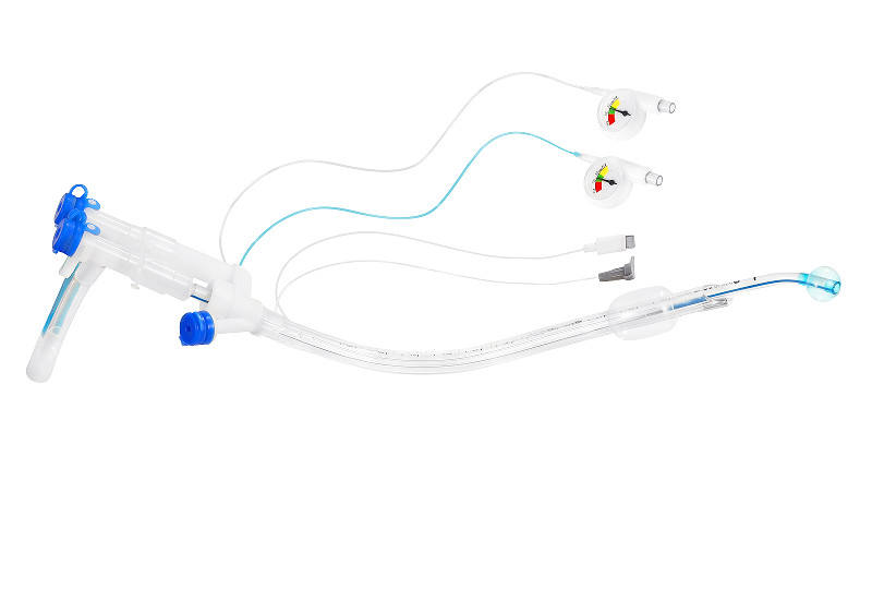 Video Left Double Lumen Endobronchial Tube With Camero 37Fr For Anesthesia Department