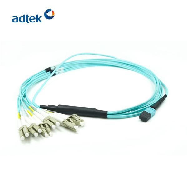 MTP - LC Multimode Duplex Breakout Fiber Optic Patch Cord