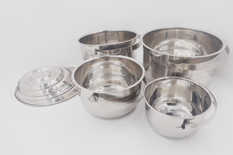 21cm 24cm Stainless Steel Cooking Pot For Travel Camping