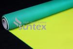 Fire Retardant PU Coated Waterproofing Fiberglass Cloth Fire Resistant Fabric PU
