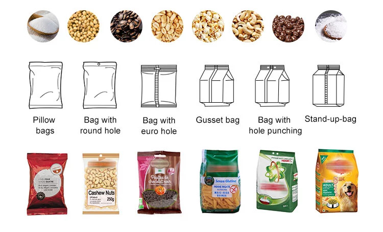 High Speed 50bags/Min Sugar Vertical Pouch Packing Machine PLC Control
