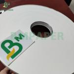 24gsm 28gsm Printable And PE Coated White Straw Wrapping Paper Roll 50mm 44mm