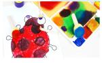 Kids DIY Hobby Acrylic Watercolor Painting Art Craft Plastic Handle Foam Paint