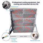 LED Flood Light for Outdoor Fields 100W 200W 300W 44000LM 6500K IP67 Waterproof
