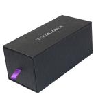 Recyclable Black Drawer Packaging Box Black Kraft Paper Gift Boxes Customized