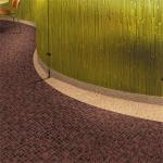 Colorful Nylon Polyester Carpet , 100 Solution Dyed Carpet 6 Color