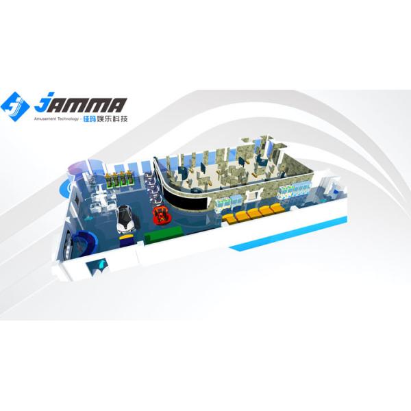 Shopping Mall Virtual Reality Entertainment Playground Easy Installation For Kids