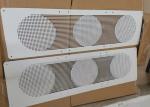 Galvanized White Speaker Grill 1.5mm Peforated Metal Mesh