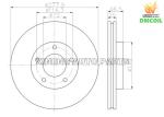 Mazda Auto Brake Parts Excellent Heat Dissipation Performance Ensure Safe