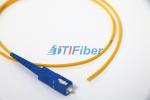 SC Single mode Fiber Optic Pigtail with UPC APC Polishing Fiber Ferrule