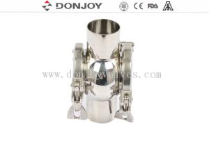 Wholesale Weld Ends Flow Sanitary DN100 Sight Glass for pipeline from china suppliers