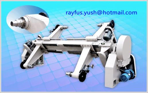 Corrugator Line Single Facer / Electric Shaftless Mill Roll Stand Support Two