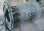 Muiti Layer Winch Drum , Cable Winding Drum Customized Cabon Steel